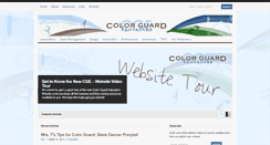 Desktop Screenshot of colorguardeducator.com